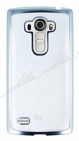 LG G4 Stylus Silver Kenarl effaf Silikon Klf