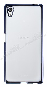 Sony Xperia Z5 Siyah Kenarl effaf Silikon Klf