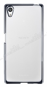 Sony Xperia Z5 Silver Kenarl effaf Silikon Klf