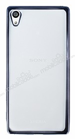 Sony Xperia Z5 Premium Dark Silver Kenarl effaf Silikon Klf