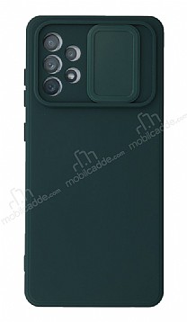 Eiroo Color Lens Samsung Galaxy A32 4G Kamera Korumal Yeil Silikon Klf
