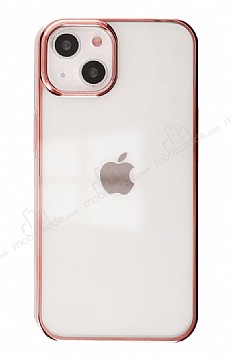 Eiroo Color Series iPhone 13 Pembe Rubber Klf