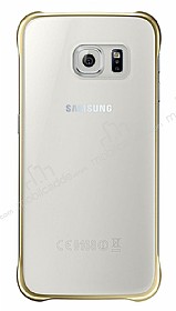 Eiroo Color Thin Samsung Galaxy S6 Edge Gold Rubber Klf