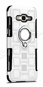 Eiroo Durable Samsung Galaxy J7 Ultra Koruma Silver Klf