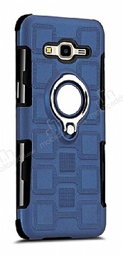 Eiroo Durable Samsung Galaxy J7 Ultra Koruma Lacivert Klf