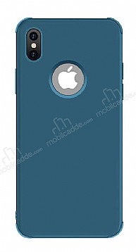 Eiroo Duro iPhone XS Max Ultra Koruma Mavi Klf