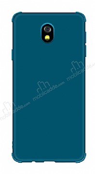 Eiroo Duro Samsung Galaxy J7 Pro 2017 Ultra Koruma Mavi Klf