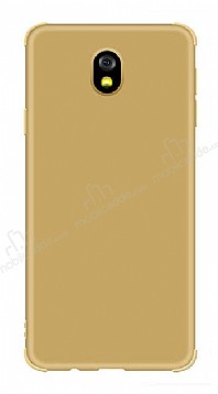 Eiroo Duro Samsung Galaxy J7 Pro 2017 Ultra Koruma Gold Klf