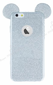 Ear Sheenful iPhone 6 Plus / 6S Plus Silver Silikon Klf