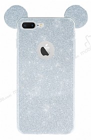 Ear Sheenful iPhone 7 Plus Silver Silikon Klf