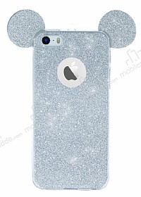 Ear Sheenful iPhone SE / 5 / 5S Silver Silikon Klf