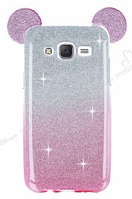 Ear Sheenful Samsung Galaxy J7 / Galaxy J7 Core Pembe Silikon Klf