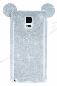 Ear Sheenful Samsung Galaxy Note 4 Silver Silikon Klf