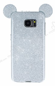 Ear Sheenful Samsung Galaxy S7 Edge Silver Silikon Klf
