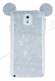Ear Sheenful Samsung N9000 Galaxy Note 3 Silver Silikon Klf