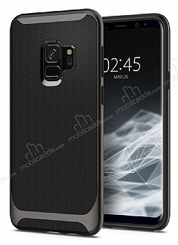 Eiroo Efficient Samsung Galaxy S9 Dark Silver Kenarl Ultra Koruma Klf