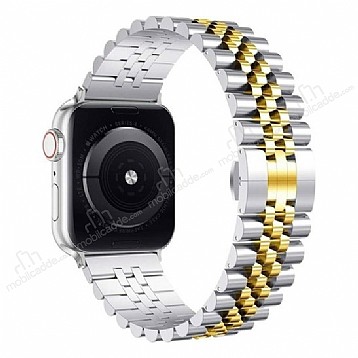 Eiroo Elegant Apple Watch Gold Metal Kordon 38 40 41 mm