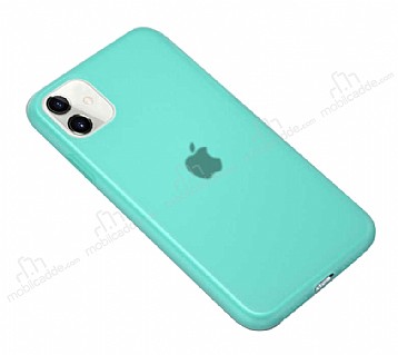 Eiroo Elegant iPhone 11 Mavi Silikon Klf