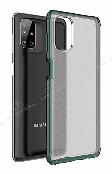 Eiroo Firm Samsung Galaxy M51 Ultra Koruma Yeil Klf