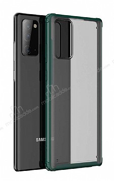 Eiroo Firm Samsung Galaxy Note 20 Sper Koruma Yeil Klf