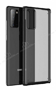 Eiroo Firm Samsung Galaxy Note 20 Sper Koruma Siyah Klf