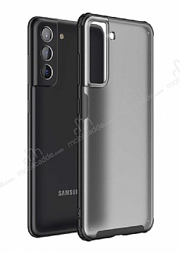 Eiroo Firm Samsung Galaxy S21 FE 5G Ultra Koruma Siyah Klf