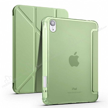 Eiroo Fold iPad mini 6 2021 Kalemlikli Standl Yeil Klf