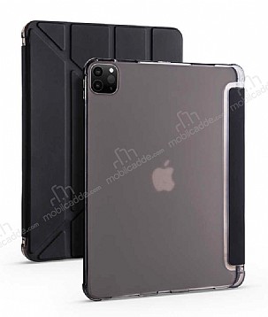 Eiroo Fold Apple iPad Pro 11 2020 Kalemlikli Standl Siyah Klf