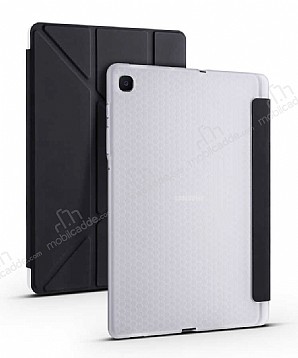 Eiroo Fold Samsung Galaxy Tab S6 Lite Kalemlikli Standl Siyah Klf