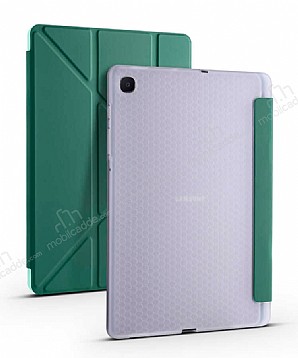 Eiroo Fold Samsung Galaxy Tab S6 Lite Kalemlikli Standl Yeil Klf