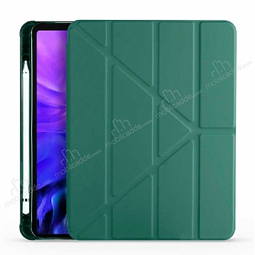 Eiroo Fold iPad Air 10.9 2020 Kalemlikli Standl Koyu Yeil Klf