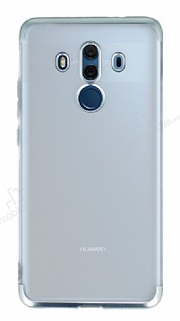 Eiroo Frosty Huawei Mate 10 Pro Silver Kenarl Silikon Klf