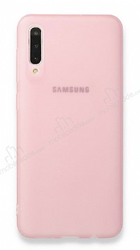 Eiroo Frosty Samsung Galaxy A30S Pembe Silikon Klf