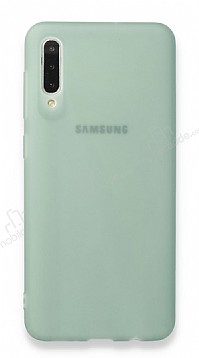 Eiroo Frosty Samsung Galaxy A50 Yeil Silikon Klf