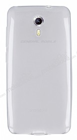General Mobile Android One / General Mobile GM 5 Ultra nce effaf Beyaz Silikon Klf