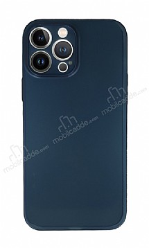 Eiroo Ghost Thin iPhone 13 Pro Max Ultra nce Mavi Rubber Klf