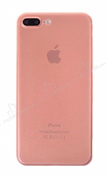 Eiroo Ghost Thin iPhone 7 Plus / 8 Plus Ultra nce Pembe Rubber Klf