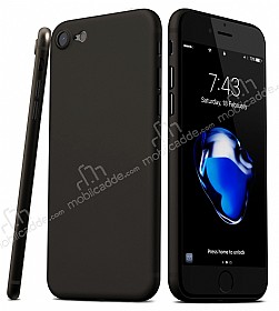 Eiroo Ghost Thin iPhone 7 / 8 Ultra nce Siyah Rubber Klf