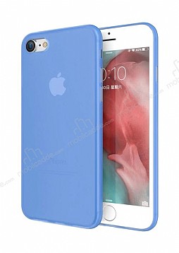 Eiroo Ghost Thin iPhone SE 2020 Ultra nce Mavi Rubber Klf