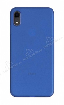 Eiroo Ghost Thin iPhone XR Ultra nce Lacivert Rubber Klf