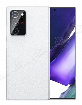 Eiroo Ghost Thin Samsung Galaxy Note 20 Ultra Sper nce Beyaz Rubber Klf