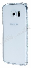 Eiroo Glow Samsung Galaxy S6 Edge Tal effaf Silikon Klf