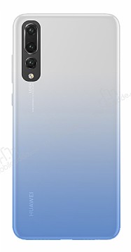 Eiroo Gradient Huawei P20 Geili Mavi Silikon Klf