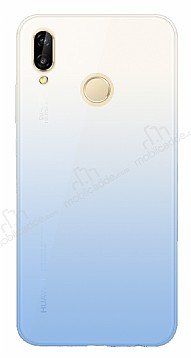 Eiroo Gradient Huawei P20 Lite Geili Mavi Silikon Klf