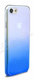Eiroo Gradient iPhone 7 / 8 Geili Mavi Rubber Klf