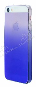 Eiroo Gradient iPhone SE / 5 / 5S Geili Mavi Rubber Klf