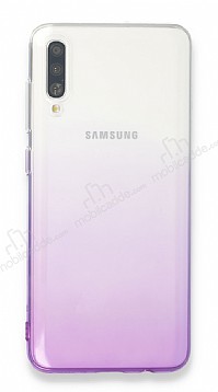 Eiroo Gradient Samsung Galaxy A30S Geili Mor Silikon Klf