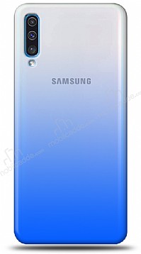 Eiroo Gradient Samsung Galaxy A70 Geili Mavi Rubber Klf