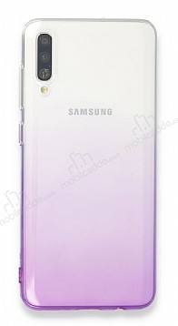 Eiroo Gradient Samsung Galaxy A70 Geili Mor Silikon Klf