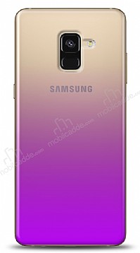Eiroo Gradient Samsung Galaxy A8 2018 Geili Mor Rubber Klf